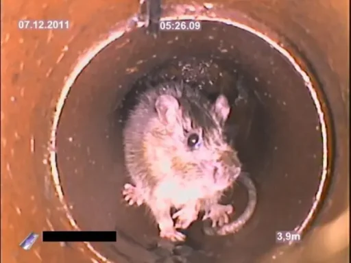 Ungeziefer im Hausanschlusskanal